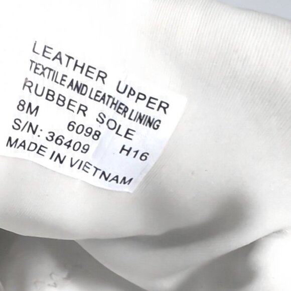 Tory Burch Embellished Sneakers White Leather Laney Slip On Sneakers Size 8 - Picture 5 of 11